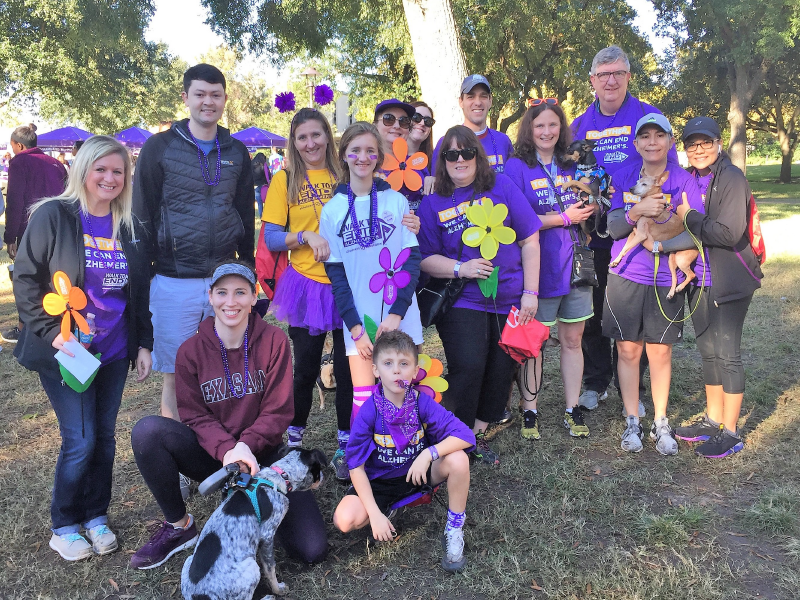 2018 Champion Team for the 2018 Walk to End Alzheimer’s – Houston